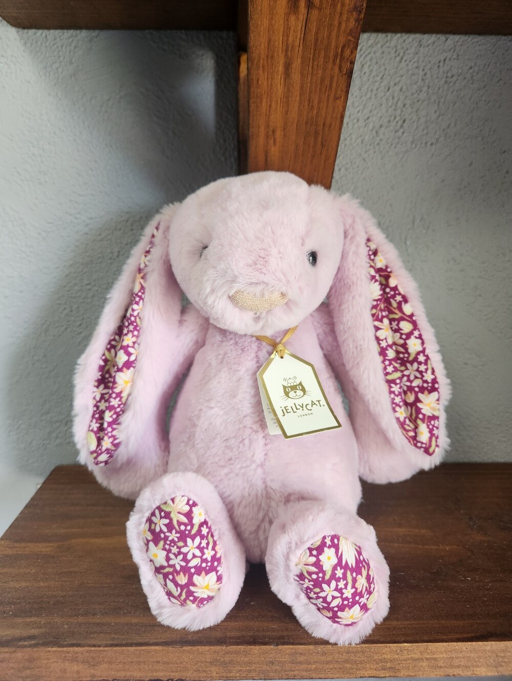 NWT Jellycat Thistlepop Blossom Luxe Bunny **Authentic**